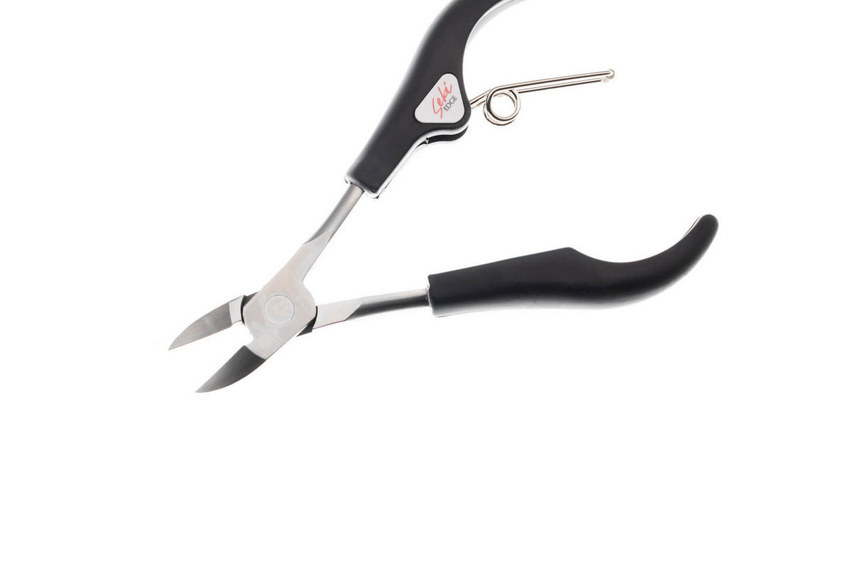 NAGELZANGE EDELSTAHL SS-204, 12 cm - Silberfarben/Schwarz, Metall (4.9/1.2/12cm) - Seki EDGE