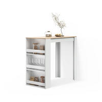 BARTISCH Regusa Weiß/Sonoma 57 x 117 cm - Weiß/Sonoma Eiche, Holzwerkstoff (117/57/106cm) - Livinity®