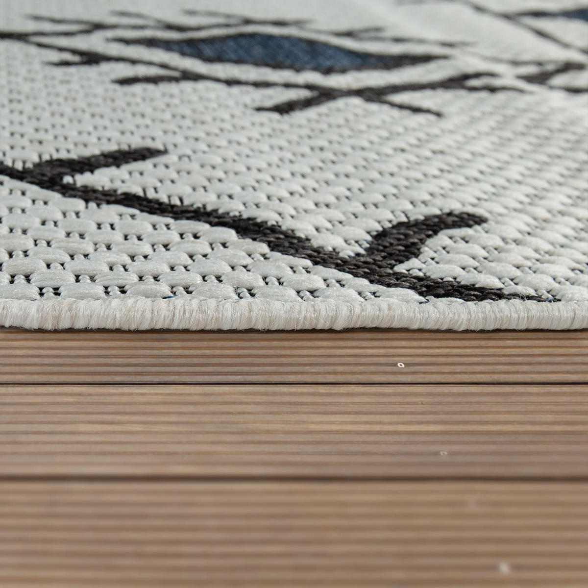 OUTDOORTEPPICH 160/220 cm Kuba 124 - Blau, Kunststoff (160/220cm) - Paco Home