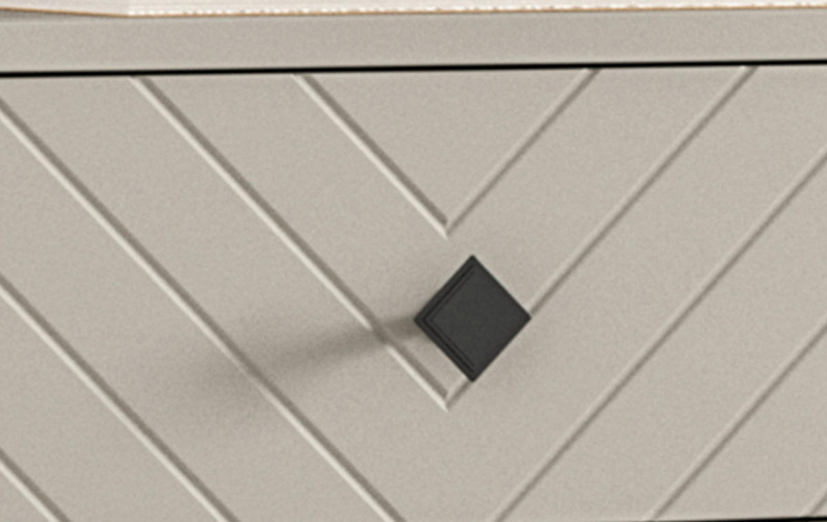 GARDEROBENBANK Sand matt 60 cm, Sitzbank mit Soft-Close - Sandfarben/Beige, Holzwerkstoff/Metall (60/50/35cm) - Inn.Furn