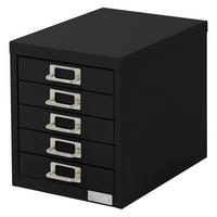 AKTENSCHRANK - Schwarz, Metall (38/33/28cm) - ML-DESIGN