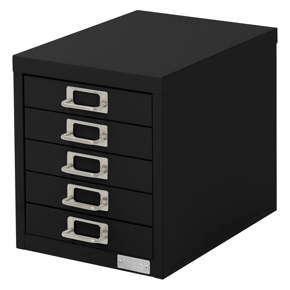 AKTENSCHRANK - Schwarz, Metall (38/33/28cm) - ML-DESIGN