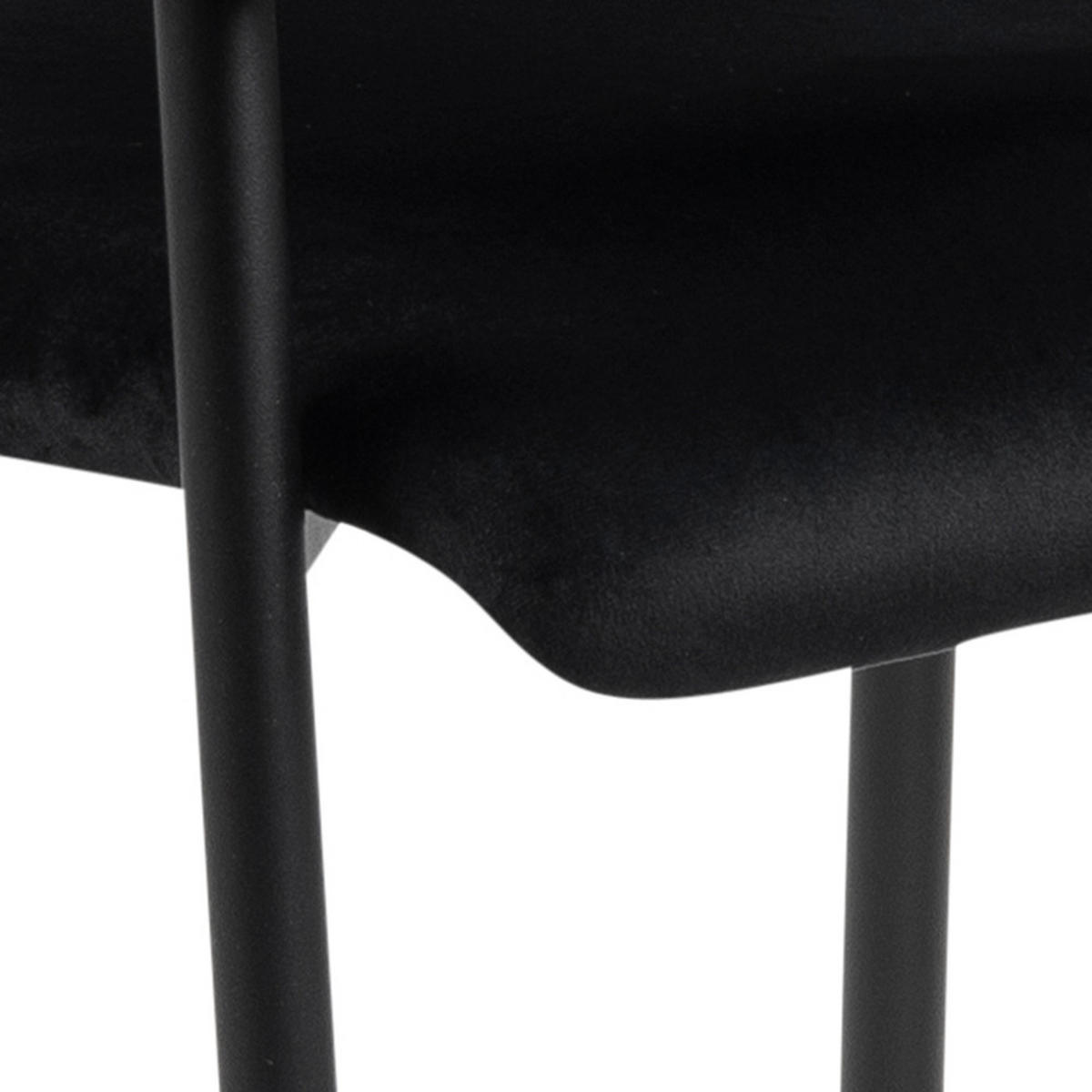 ARMLEHNSTUHL 2er-Set schwarz - Schwarz, Holzwerkstoff (54/82/55cm) - ebuy24