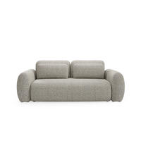 SOFA Carmela 3 Sitzplätze Hellgrau - Grau, Holz (266/95/121cm) - Petits-meubles