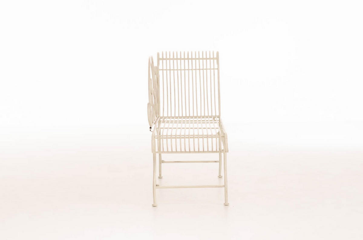 GARTENBANK Karina antik-creme - Naturfarben, Metall (156/46/78cm) - TPFGarden