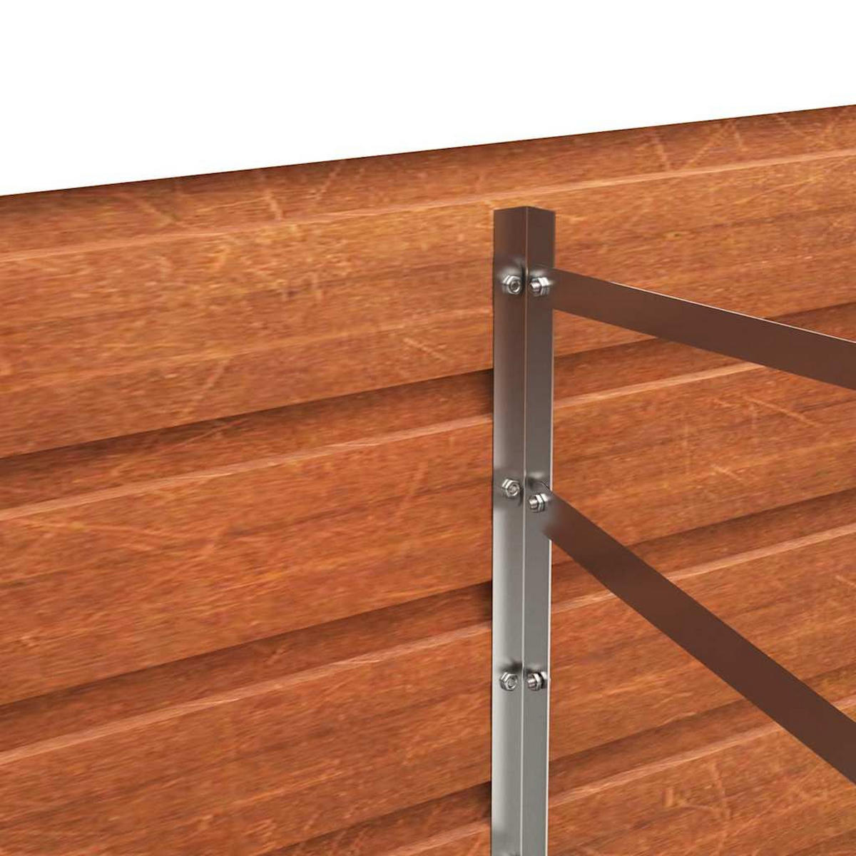 HOCHBEET Rostig 160/80/45 Cm Cortenstahl - Rostfarben, Metall (80/45/160cm) - vidaXL