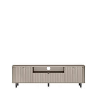 LOWBOARD MODERNO 196/57/40,5 cm, Beige - Beige, Holzwerkstoff (196/57/40.5cm) - MASSENO
