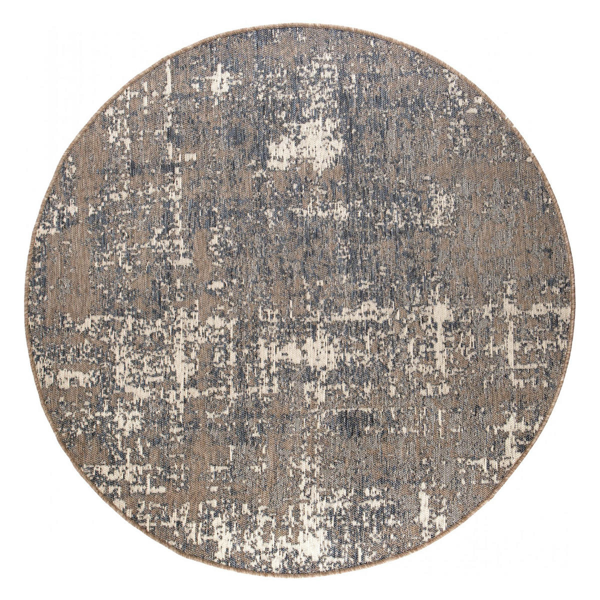 OUTDOOR-TEPPICH Catania 2 grau durchmesser 200 cm - Grau, Textil (200/1cm) - Vivaraise