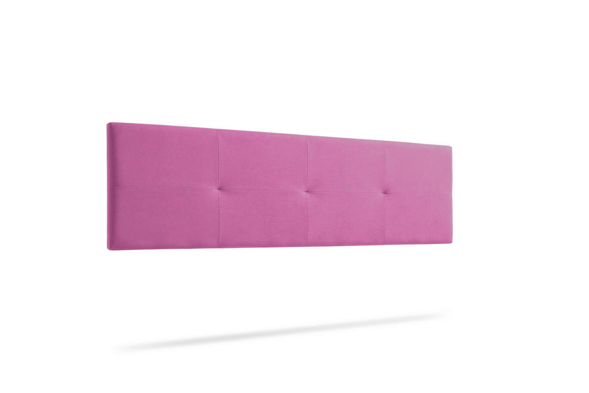 KOPFTEIL gepolstert ALTEA Aqualine 130x50x5 cm - Fuchsie - Moonia - Rosa, Holz (130/5/50cm)