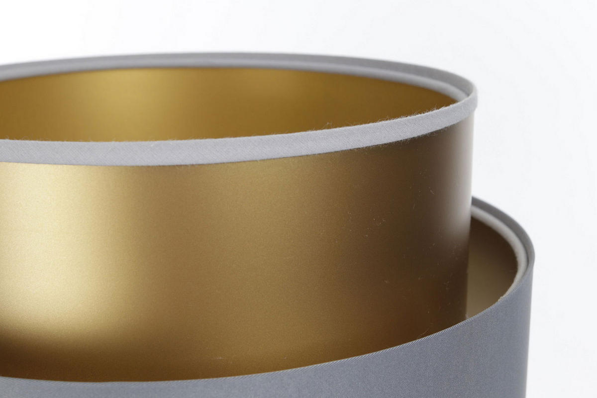 TISCHLAMPE Grau 30/45 cm - Goldfarben, Kunststoff (30/0.7/45cm) - ONZENO