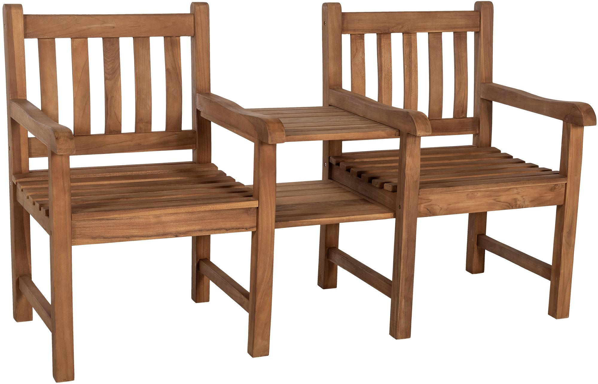 GARTENBANK 160/62 cm Holz Teak - Teakfarben, Holz (160/92/62cm) - CLP
