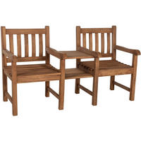 GARTENBANK 160/62 cm Holz Teak - Teakfarben, Holz (160/92/62cm) - CLP