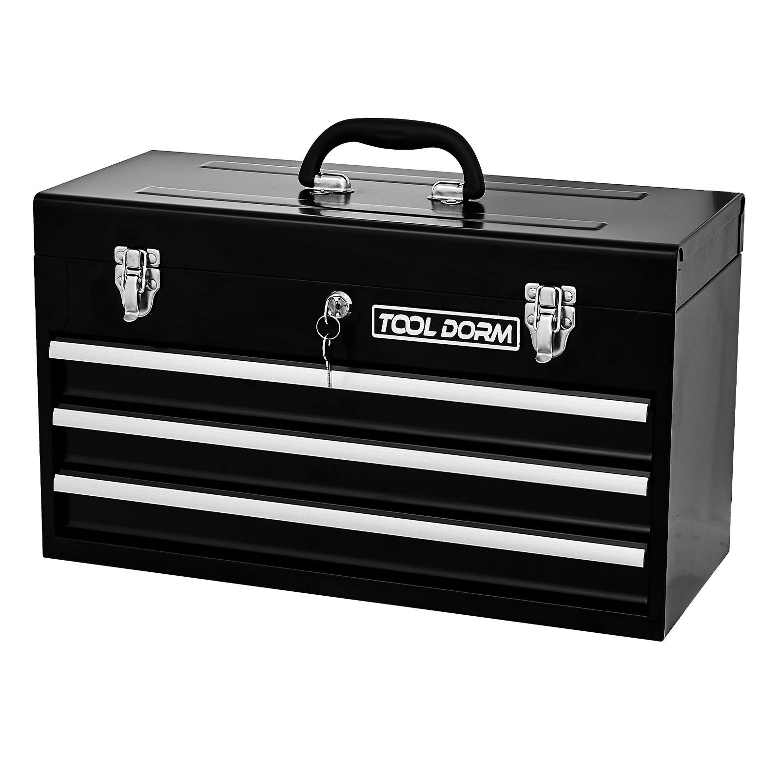 Novahome Werkzeugkiste Schwarz 23.1x30x51.5 cm