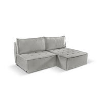 ECKSOFA Bohoo Mini Modernes Mit Schlaffunktion Dunkelbeige Rechts - Cappuccino, Holz (200/140cm) - Kaiser Möbel