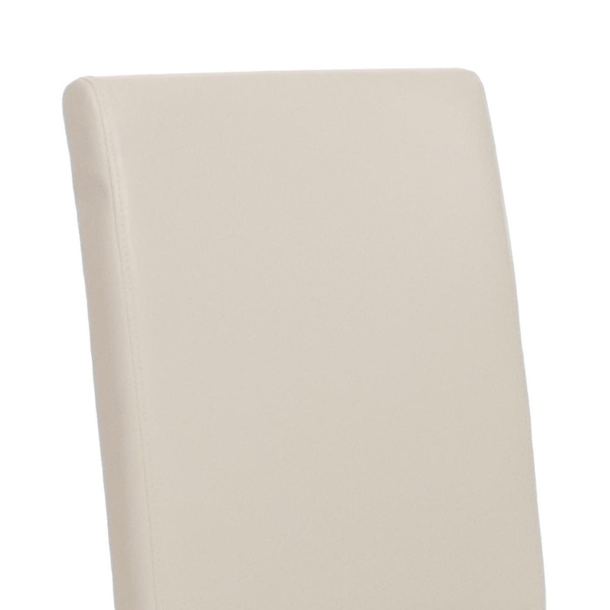 ESSZIMMERSTUHL Hochganz Reinweiß 2er-Set - Weiß Hochglanz/Weiß, Textil (43/90/56cm) - Jamb