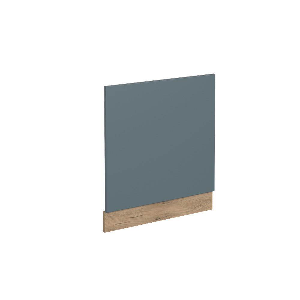 FRONTBLENDE R-Line Blau-Grau 60 cm ohne AP - Honigeiche/Eiche Wotan, Holzwerkstoff (60/57.2/1.6cm) - Vicco