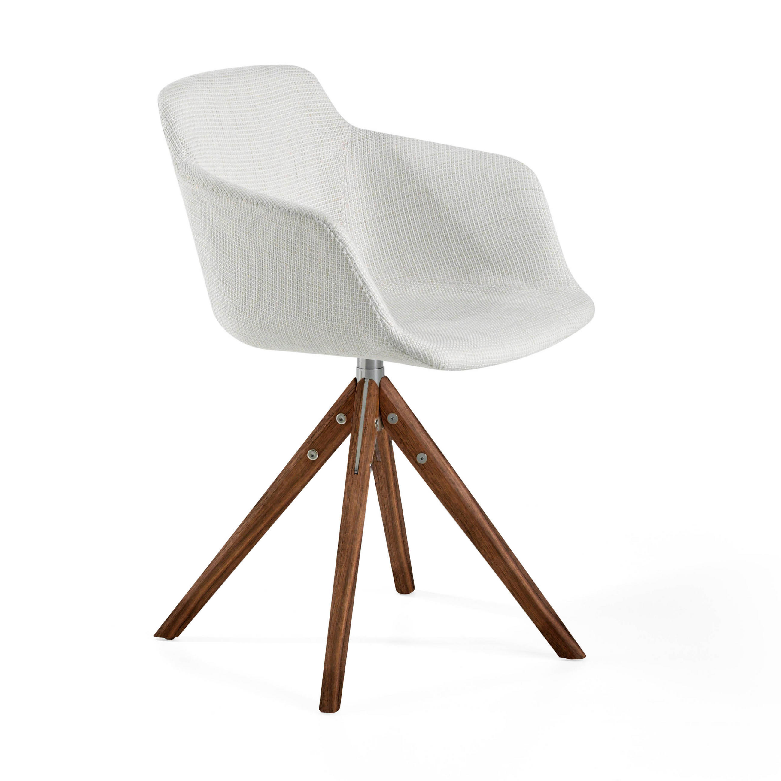 STUHL Drehstuhl Stoff beige 58/54/81 cm - Beige, Textil (58/81/54cm) - ANGEL CERDA