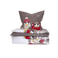 BETTWÄSCHESET Olsona - Feinbiber - 2-teilig - 155 x 220 cm - Grau - Grau, Textil (155/220cm) - SCHIESSER