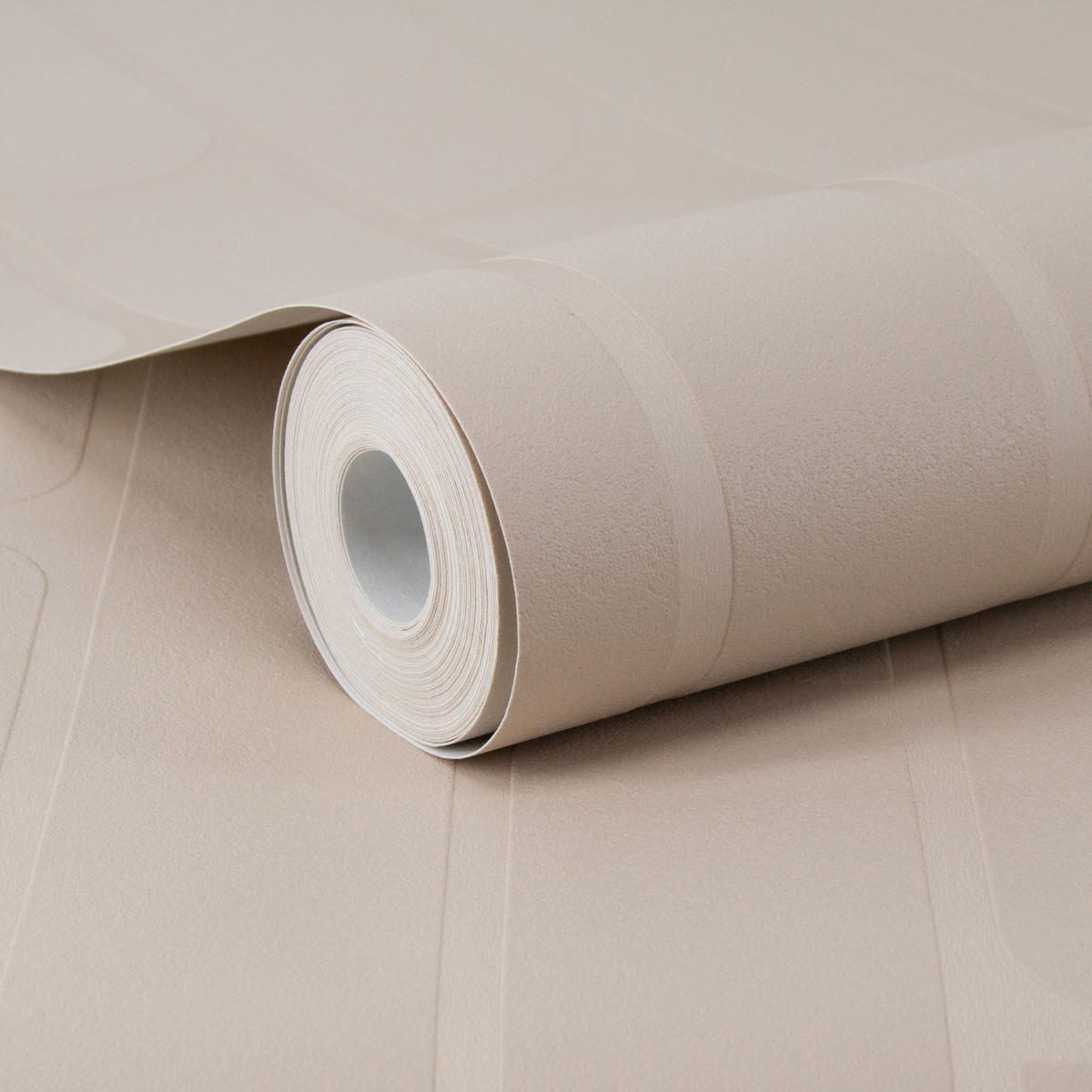 VLIESTAPETE Geo Retro - Beige, Papier/Kunststoff (52/1000cm) - Sublime