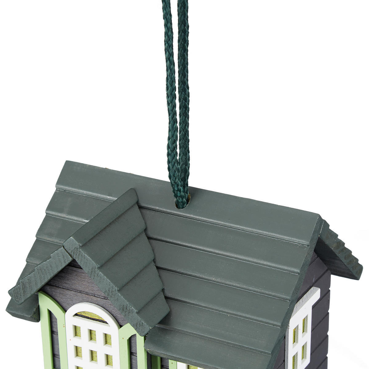 VOGELFUTTERHAUS - Multicolor, Holz (18/23.5/18cm) - Relaxdays