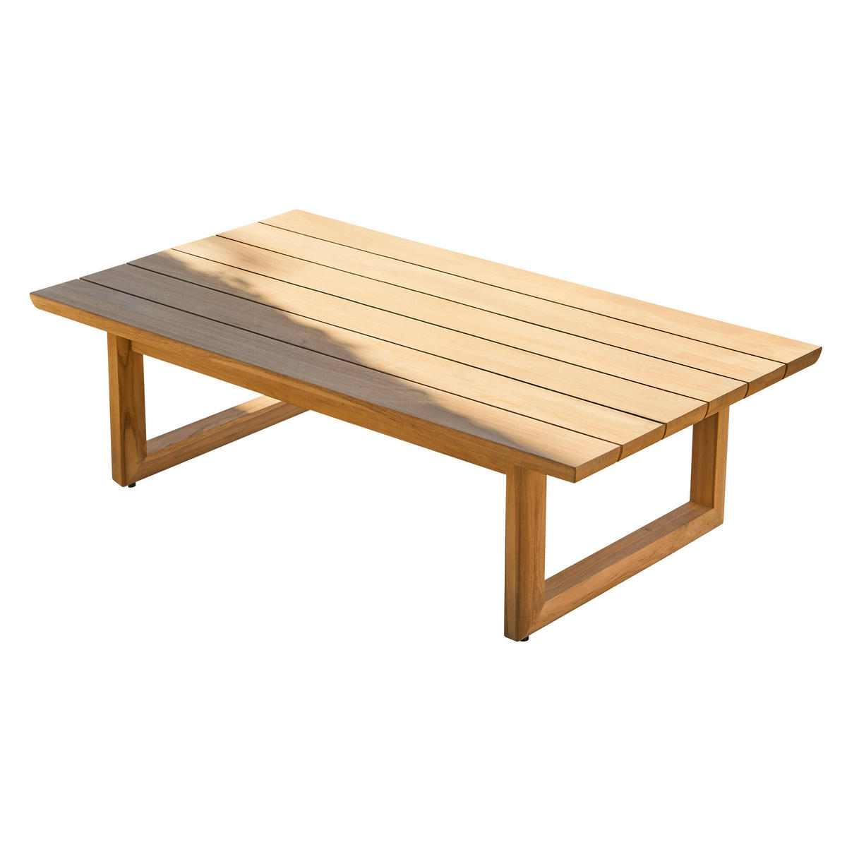 GARTENLOUNGE 1-tlg Noah Natur aus Teak - Naturfarben, Holz (80/140/40cm) - Tikamoon