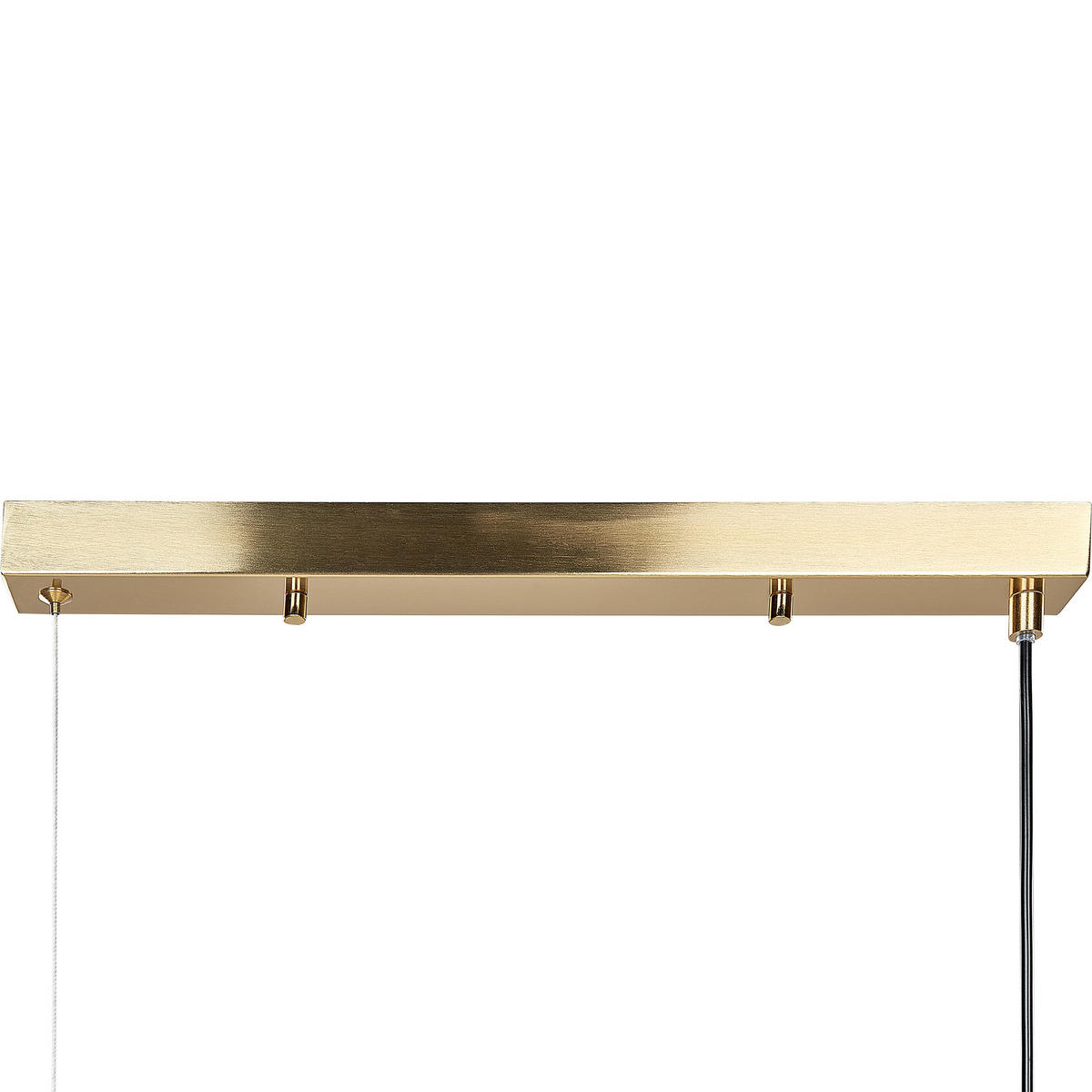 HÄNGELEUCHTE Bayas 4/100/127 cm - Messingfarben, Metall (4/100/127cm) - Beliani