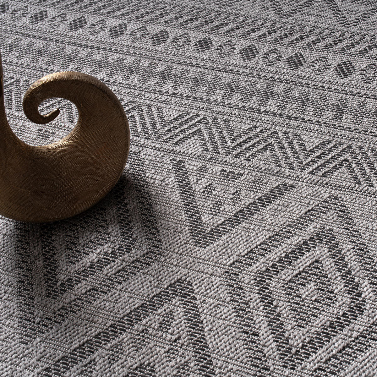 OUTDOORTEPPICH 240/340 cm Vermont 184 - Anthrazit, Textil (240/340cm) - Paco Home