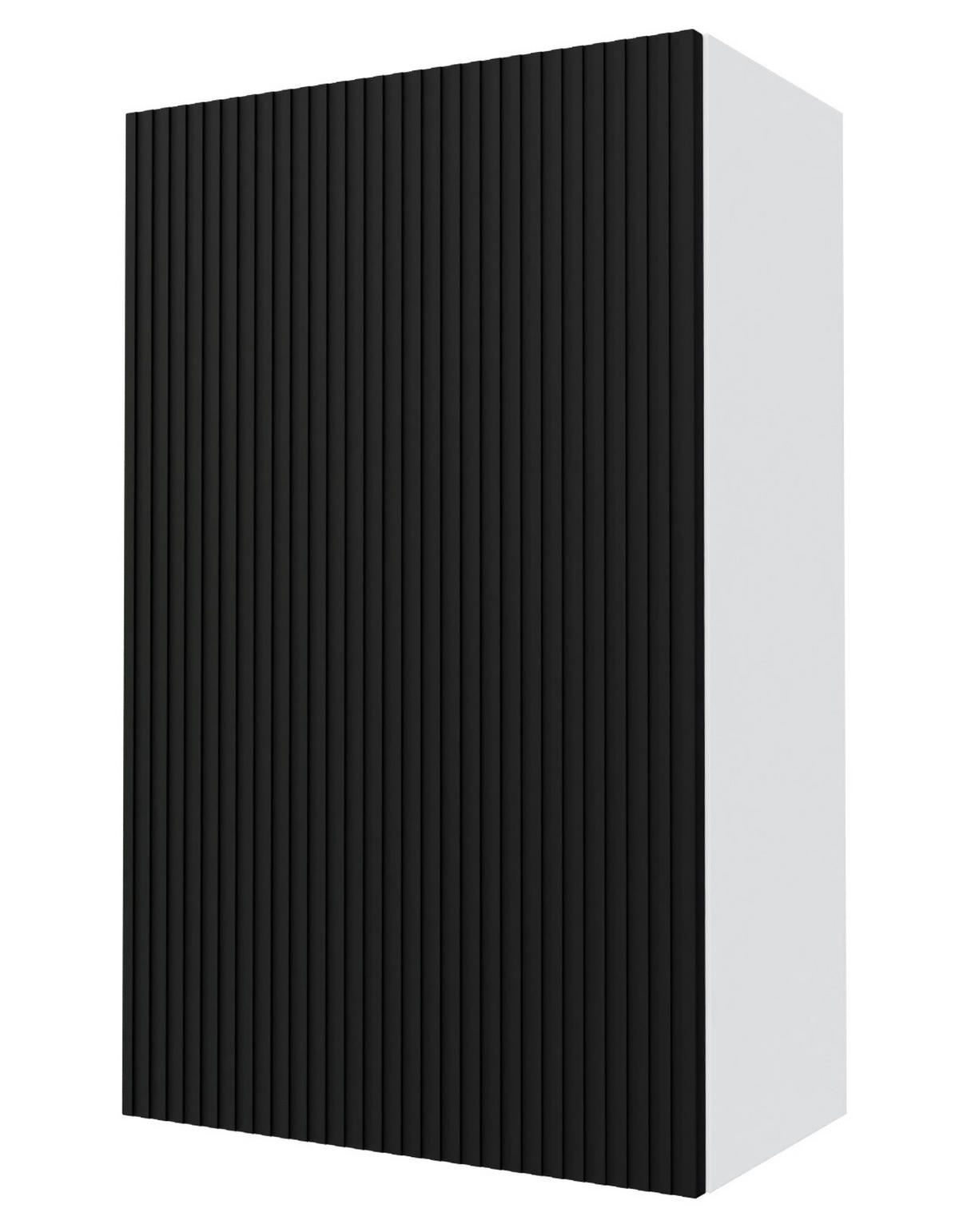 KÜCHENHÄNGESCHRANK Lamello W4/60/1 Schwarz Matt / Weiß 60 / 32,5 / 96cm - Schwarz/Weiß, Holz/Holzwerkstoff (60/96/32.5cm) - Feldmann-Wohnen
