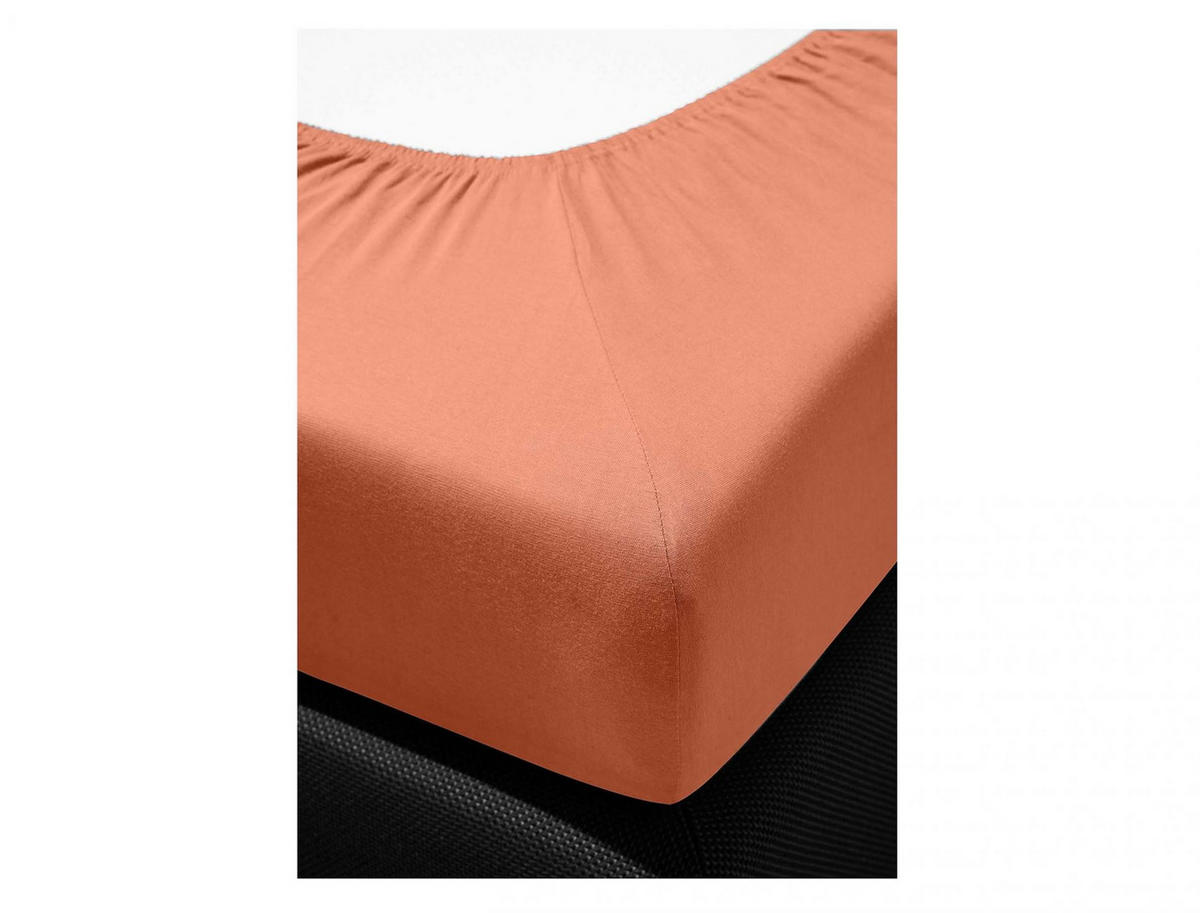 SPANNBETTTUCH MERKUR 0006 - Orange, Textil (100/200cm) - Irisette