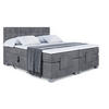 BOXSPRINGBETT elektrisch verstellbar mit 2 Matratzen H4/Taschenfederung OSTO EL 160 x 200 Dunkelgrau - Dunkelgrau, Holzwerkstoff (167/200cm) - ALTDECOR