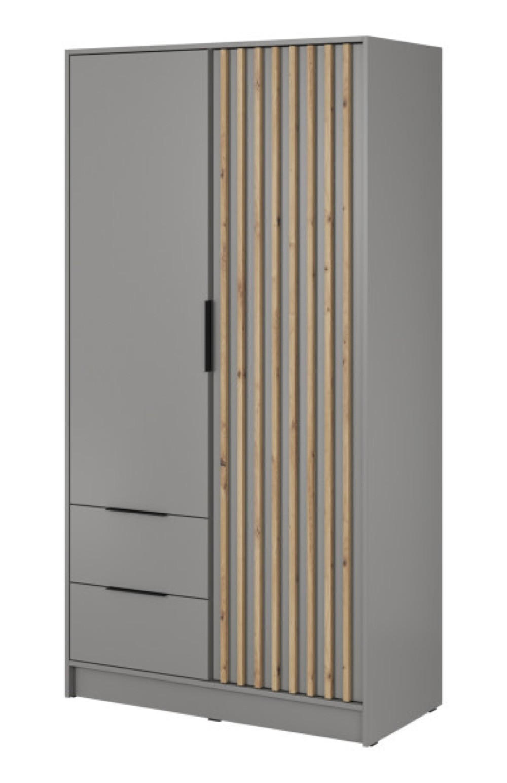 Sepro Meble Schrank Grau 105x200x51 cm