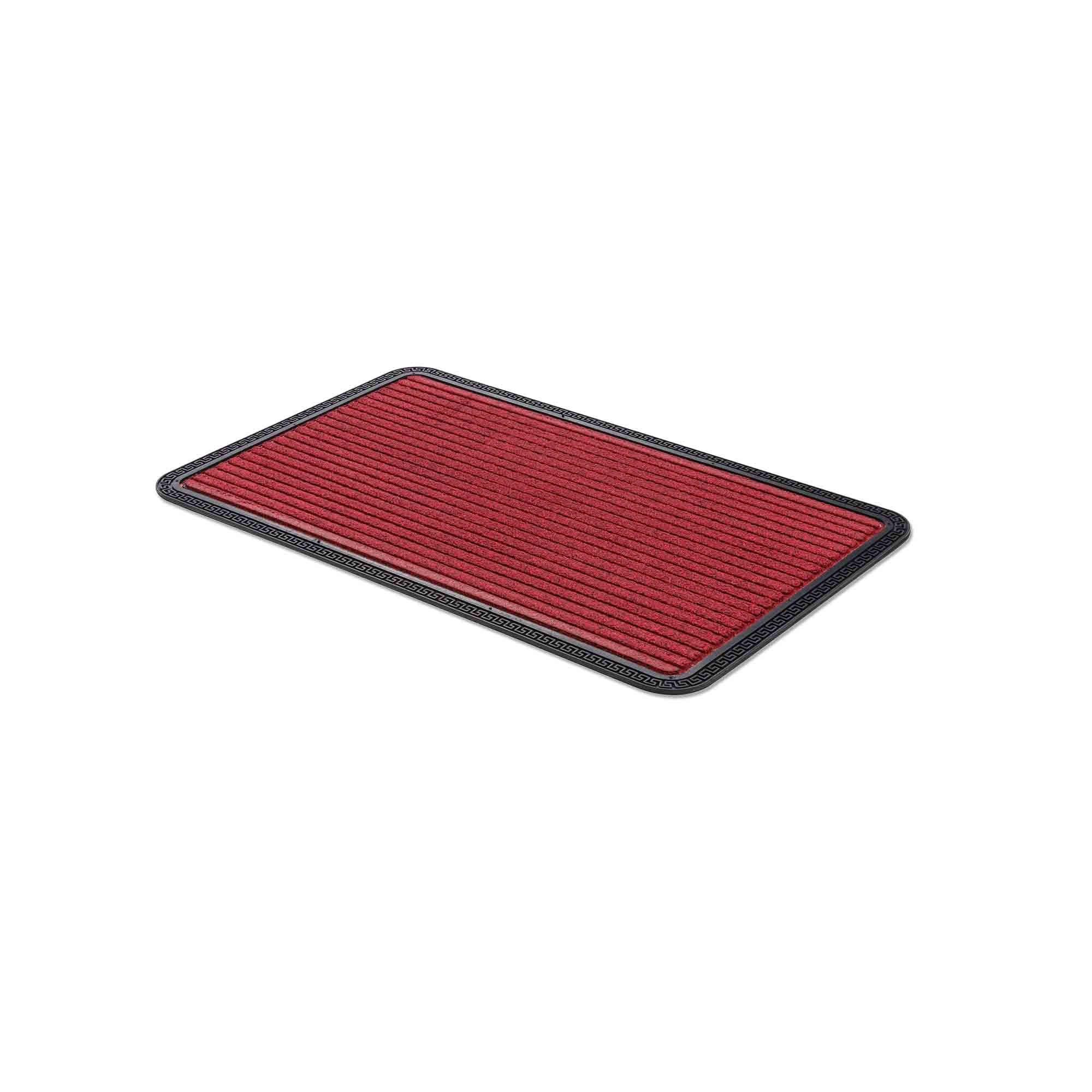 FUSSMATTE FÜR INNEN & AUßEN BORDER STAR - Rot, Textil (50/80cm) - Astra