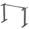 TISCHGESTELL HÖHENVERSTELLBAR UP30 schwarz - Schwarz, Metall (59/135/116cm) - Albatros