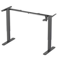 TISCHGESTELL HÖHENVERSTELLBAR UP30 schwarz - Schwarz, Metall (59/135/116cm) - Albatros