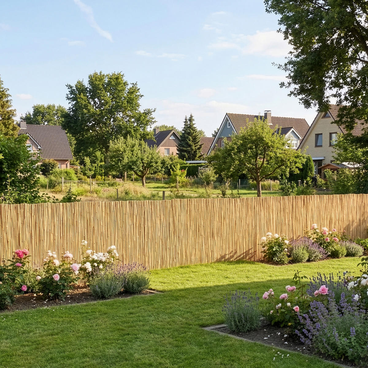 SCHILFZAUN Abbateggio - Naturfarben, Naturmaterialien (100/0.6cm) - casa.pro