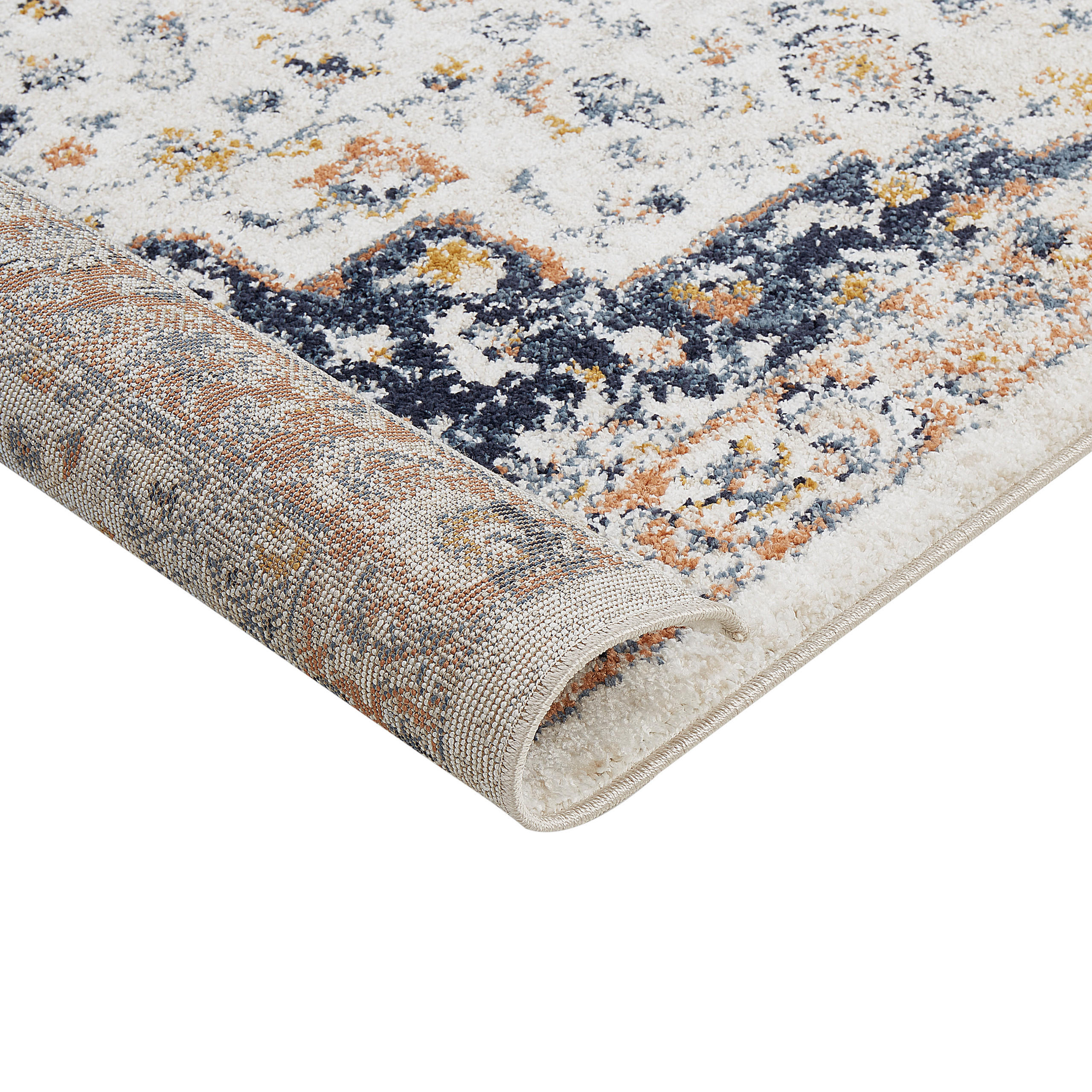 Thumbnail - Beliani Kurzflor-Teppich, Mehrfarbig, Kunststoff, Orientalisch, Rechteckig, 80x150 cm, Teppiche & Böden, Teppiche, Natur...