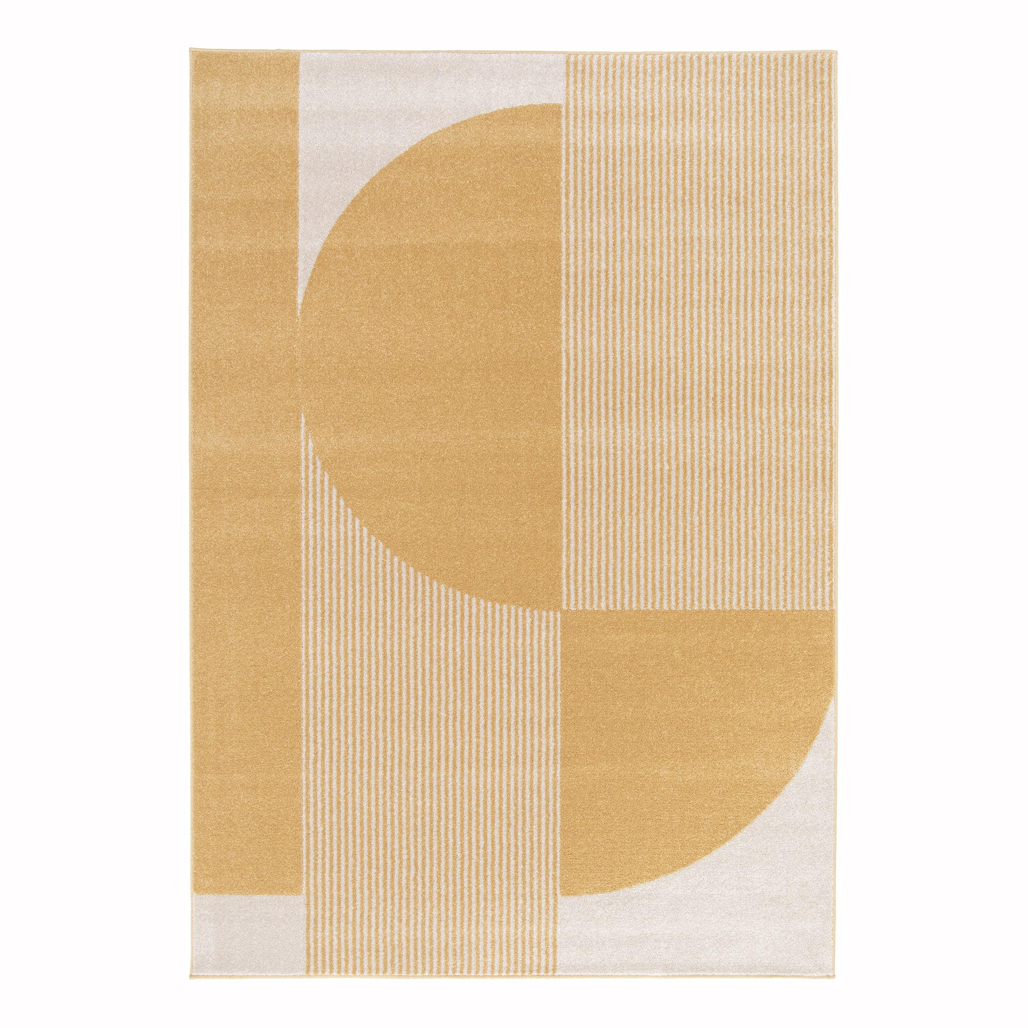 TEPPICH, Superweicher, grafischer gelb - Gelb, Textil (160/230cm) - AFK Living