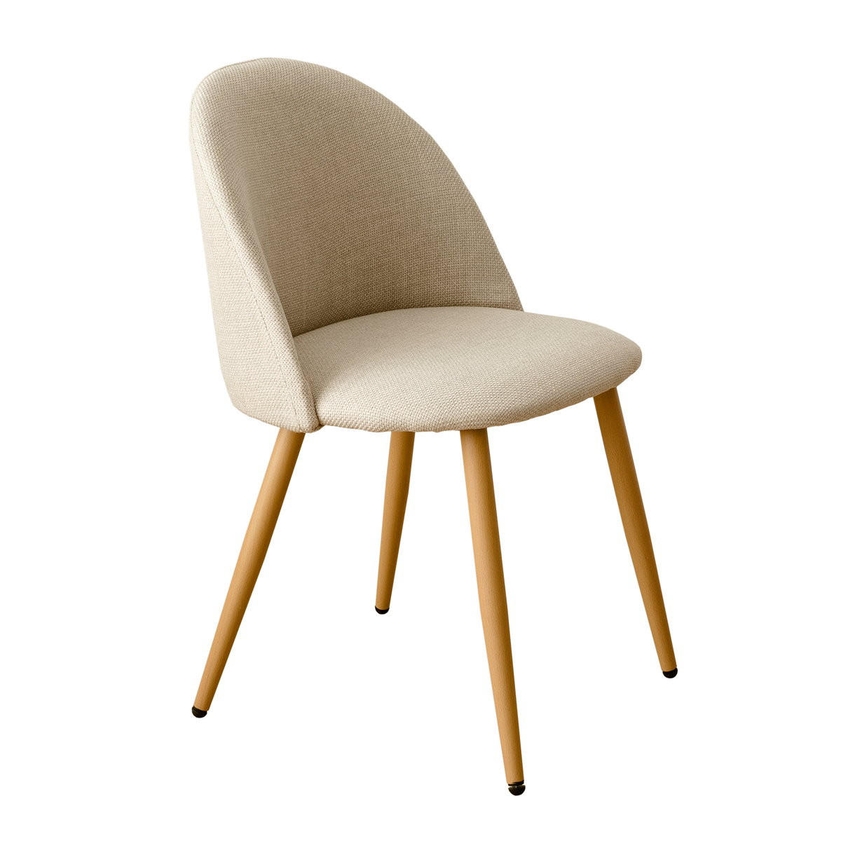 STUHL Brila Beige 51 cm x 77 cm - Beige, Textil (51/77/54cm) - Kenay Home