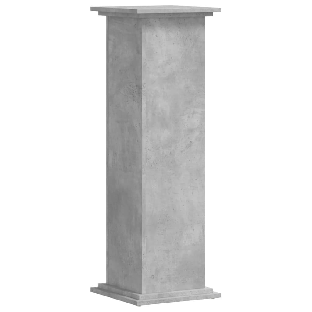 PFLANZENSTÄNDER Betongrau 33/33/100 Cm Holzwerkstoff - Grau, Holzwerkstoff (33/100/33cm) - vidaXL