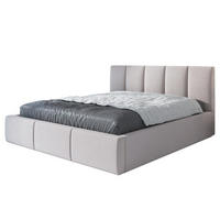 POLSTERBETT KENET 180x200 Hellgrau - Hellgrau, Textil (180/200cm) - A&J MöbelLand