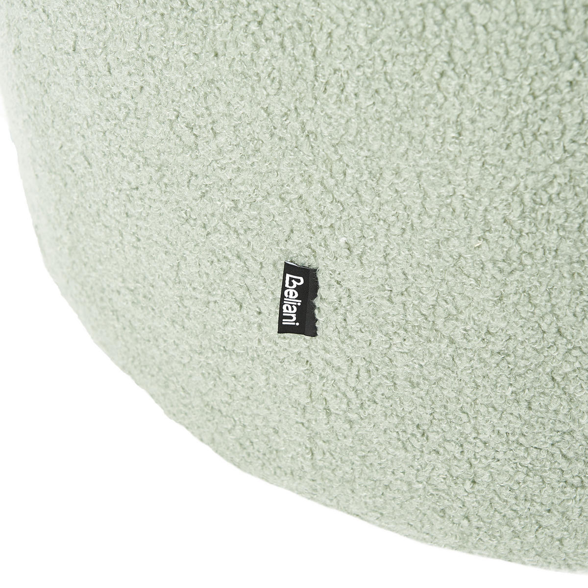 SNURRFÅTÖLJ bouclé ljusgrön Davik - Ljusgrön, Textil (62/67/63cm) - Beliani