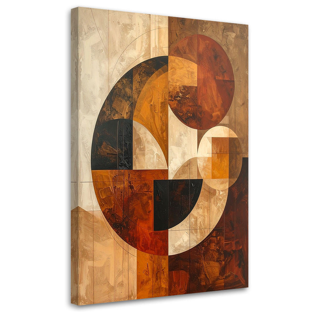 Feeby Leinwandbild, Braun 70x100 cm
