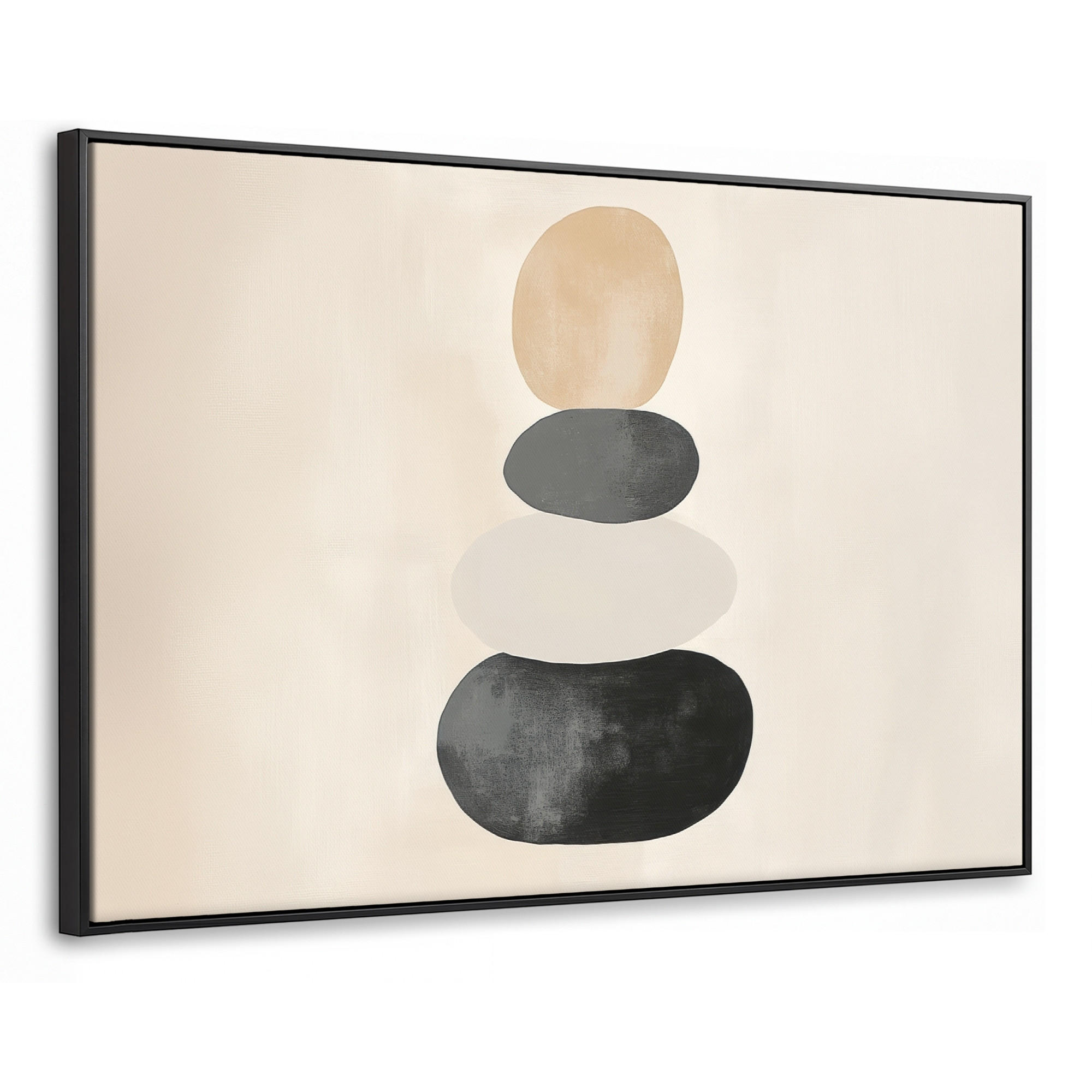 MuchoWow Leinwand Taupe 120x80 cm