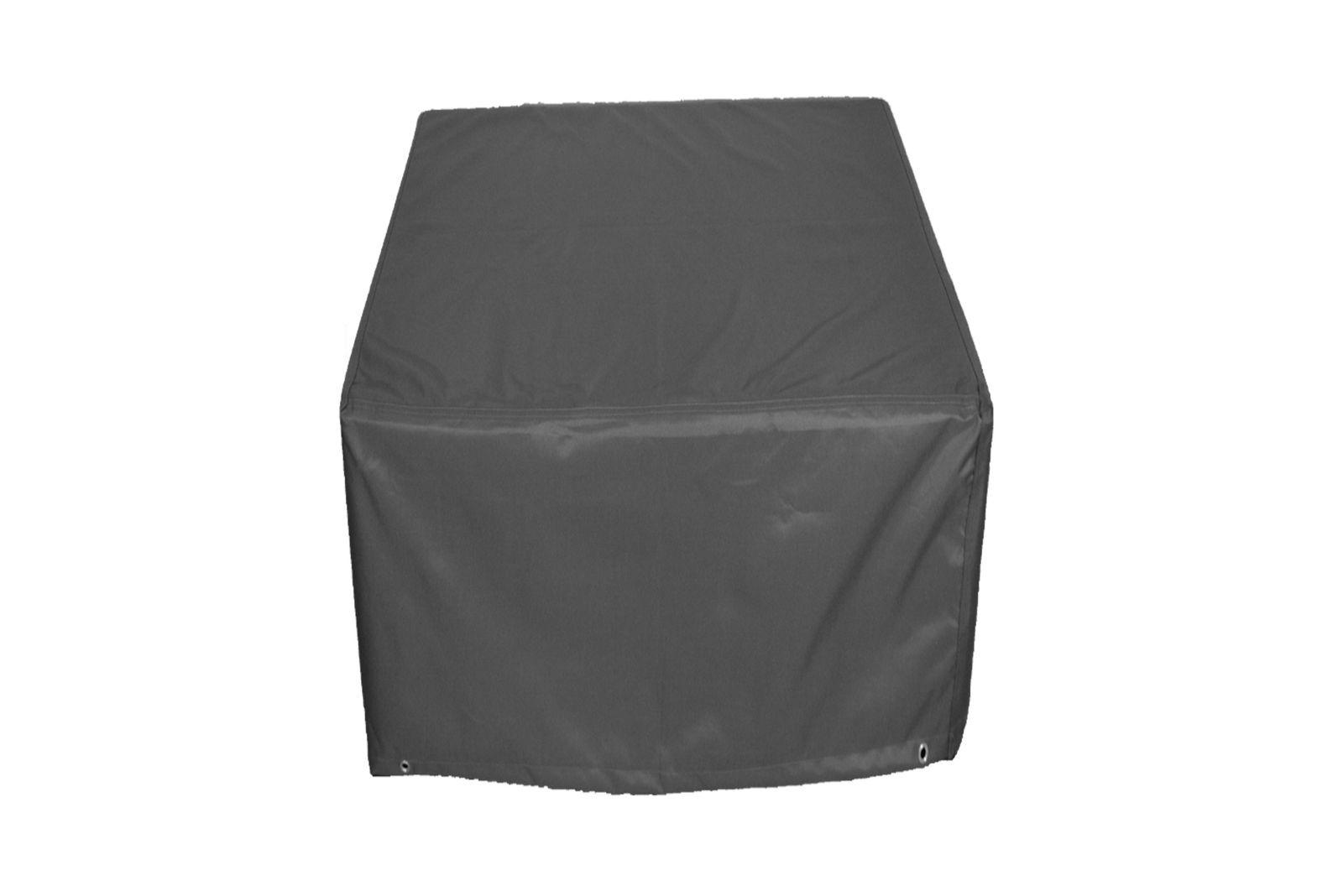 SCHUTZHÜLLE Abdeckung für Gartentisch B 59 x T 59 x H 43 cm - Grau, Textil (59/43/59cm) - Supellex