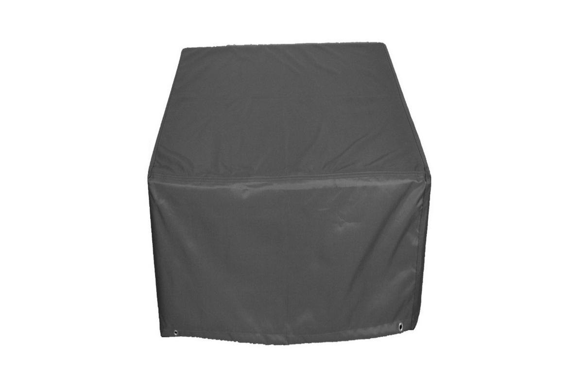 SCHUTZHÜLLE Abdeckung für Gartentisch B 59 x T 59 x H 43 cm - Grau, Textil (59/43/59cm) - Supellex