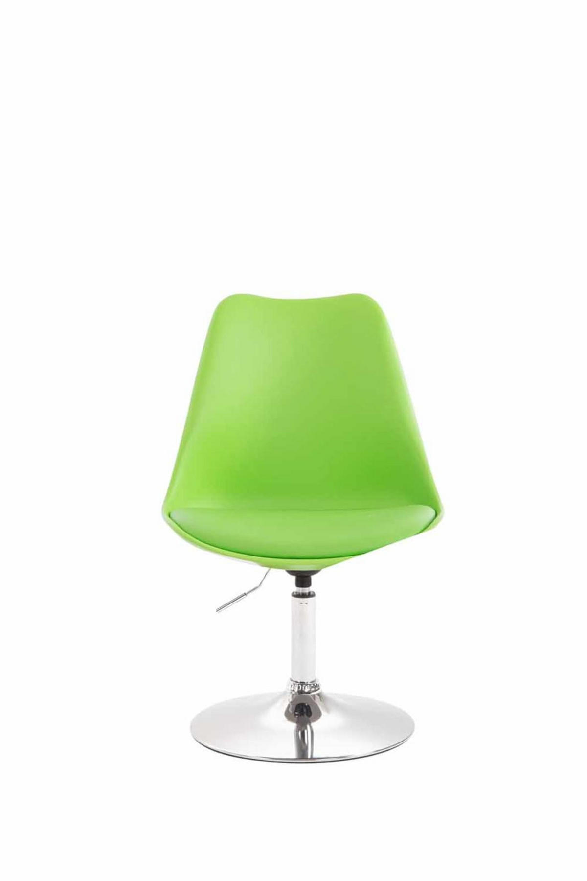 DREHSTUHL 4er Set Kunststoff grün - Chromfarben/Grün, Kunststoff/Metall (48/76/57cm) - CLP