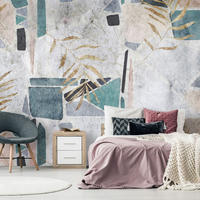 VLIESTAPETE Grau 300/210 cm - Grau/Grün, Textil (300/1cm) - KUNSTLOFT