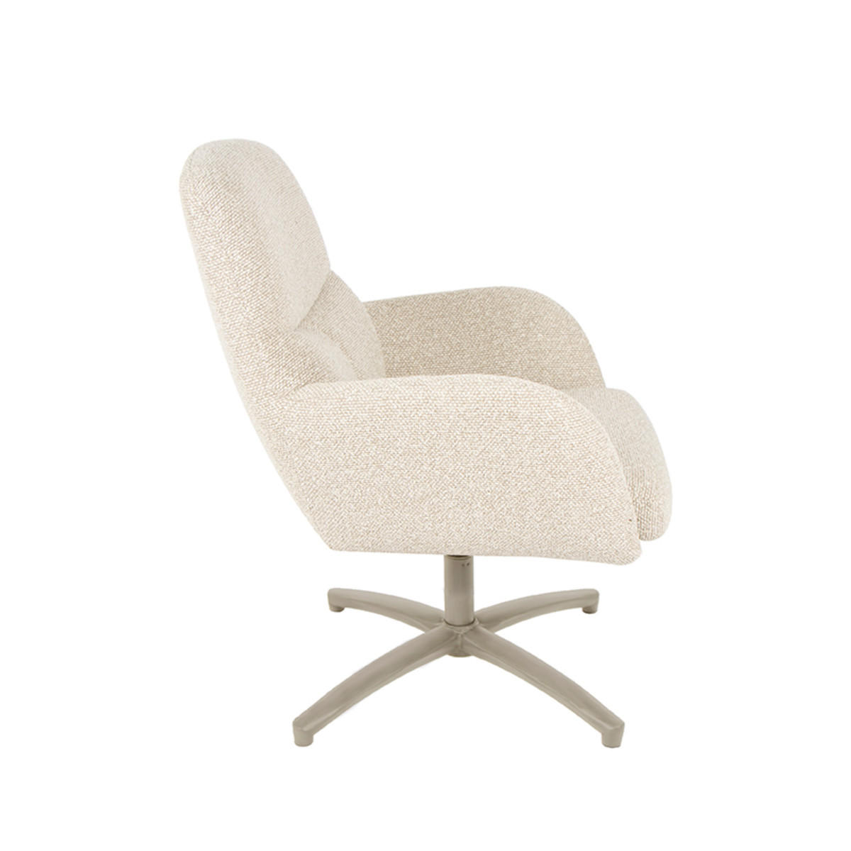 SESSEL Chill Zone Beige 73/68/90 cm - Creme, Textil (68/90/73cm) - LABEL51
