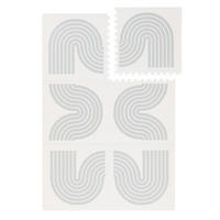 SPIELMATTE Archie Cream/Grau 120x180 cm - Creme, Textil (120/180cm) - Lytte