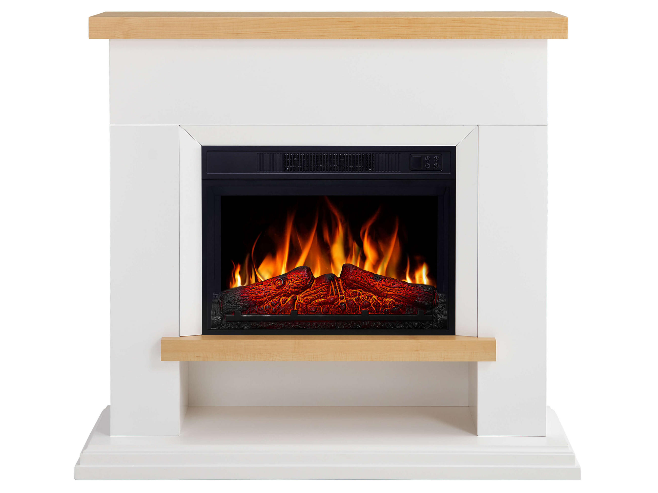 ArtiFlame Elektrokamin Weiß 114x104x31 cm